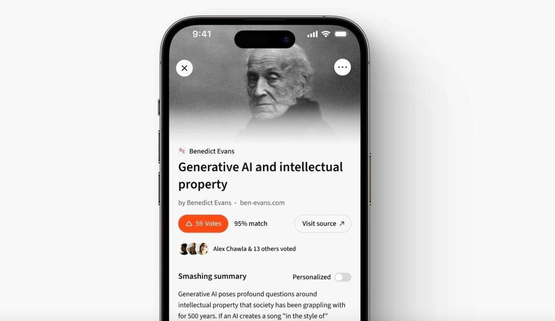 Smashing ، تطبيق Caration App من قبل مؤسس GoodReads ، يغلق